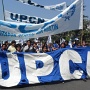 Movilización regreso sede gremial Upcn Jujuy